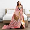 Blanket Travel Office Wicked Elphaba & Glinda Tonal  Throw Blanket Flannel Bedspread For Couch Chair Street Trend Sofa Bed Cover