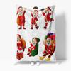 TU Santa Claus Throw Blanket Christmas Gift Cozy Fleece Bedspread Holiday Decor Festive Home Decor Reindeer Snowman Xmas Gift fo