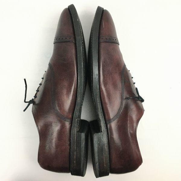 Allen Edmonds Byron Vintage Cap Toe Burgundy size 10.5C 27.5-28.0 Men's(USED)