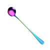 Kitchen Solid Color Stainless Steel Coffee Spoon With Long Handle Scoops Dessert Tea Spoon Accessories Tableware Supplies Tools