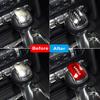 For Ford Mustang 2015 2016 2017 2018 2019 2020 2026 2026 2026 Car Gear Shift Knob Cover Head Trim Accessories Carbon Fiber