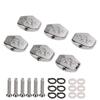 6Pcs Guitar Tuning Peg Tuners Button Machine Head Replacement Buttons Knob Metal Carved Big Square