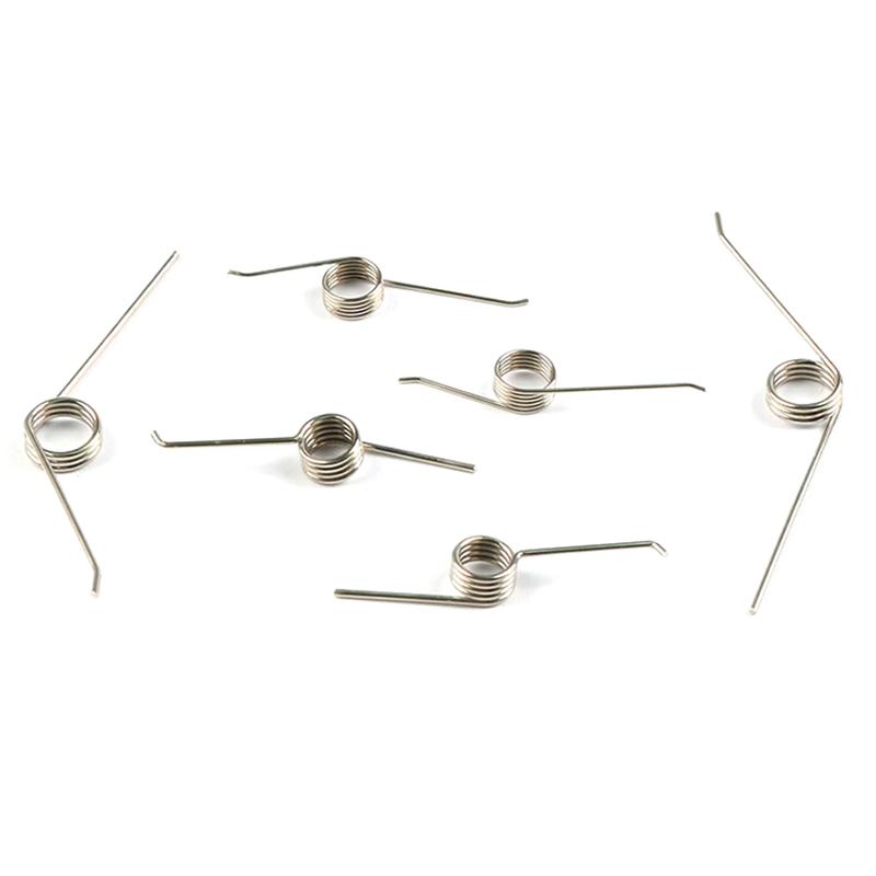 10Pcs Snap Torsion Spring Push Switch Open Cover Box Hand Press Universal Torque Spring Yellow Trash Can Lid Small Spring