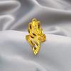 Vietnam sand gold wedding phoenix tail ring alloy gold-plated women's open phoenix tail large ring direct supply