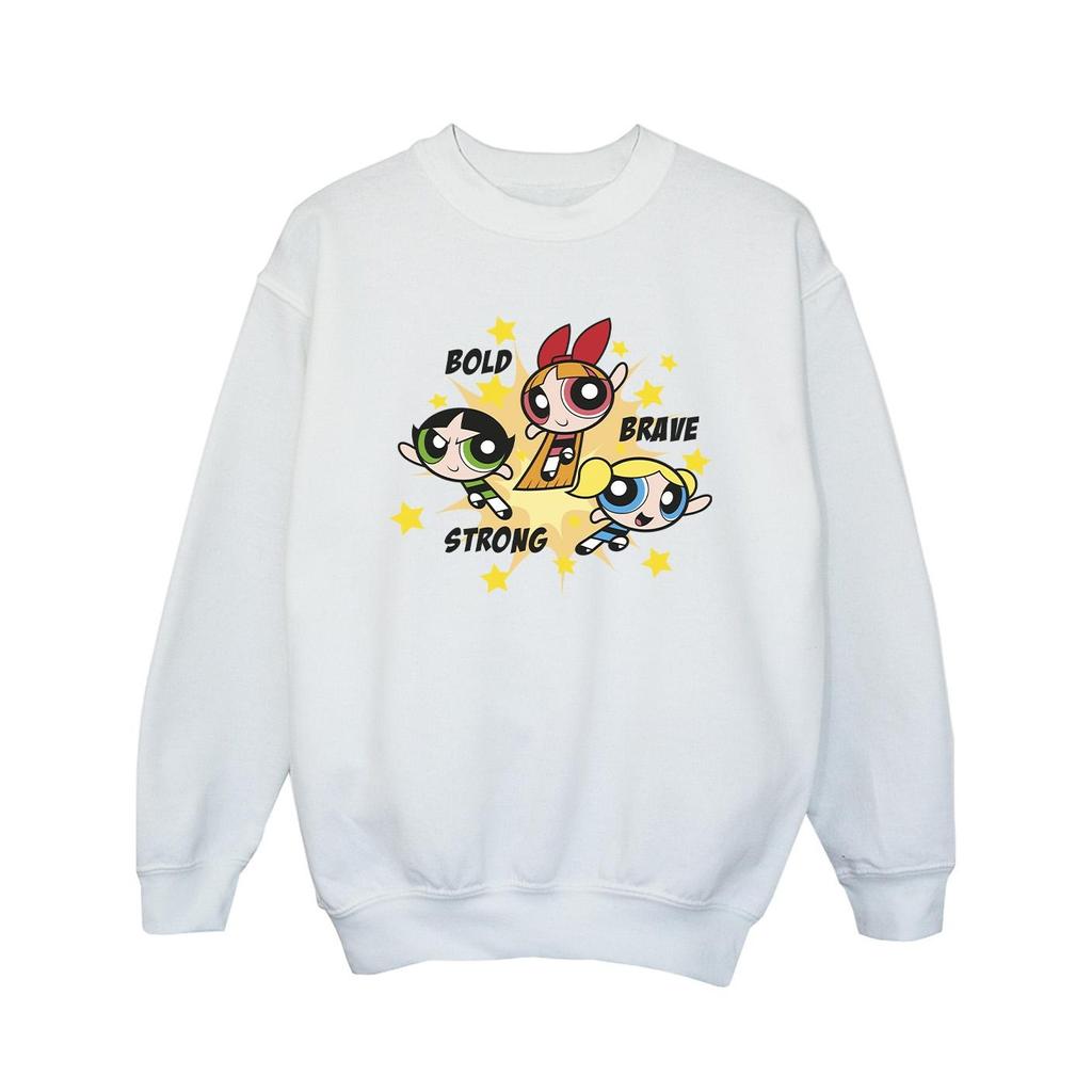 Powerpuff Girls Girls Bold Brave Strong Sweatshirt