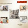 2D Blumengesticktes Muster Kissenbezüge für Zuhause Muster Kissenbezug Geeignet für Sofa Schlafzimmer Auto Kissenbezug