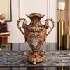 Europäische Muschelvase, Dekoration und Schmuck für Eingangsbereich, Wohnzimmer, Couchtisch, TV-Schrank