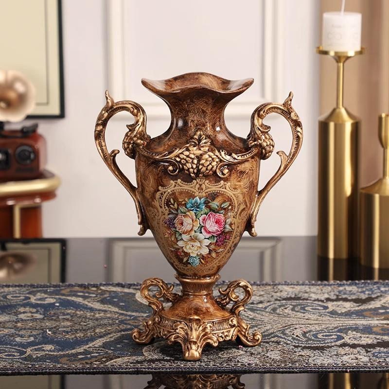 

European style shell vase, home foyer, living room, coffee table, TV cabinet decoration and ornaments