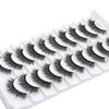 Thick Long False Eyelashes Fluffy Wispies Lashes Beauty Makeup Eyelashes Extension Tools  Woman