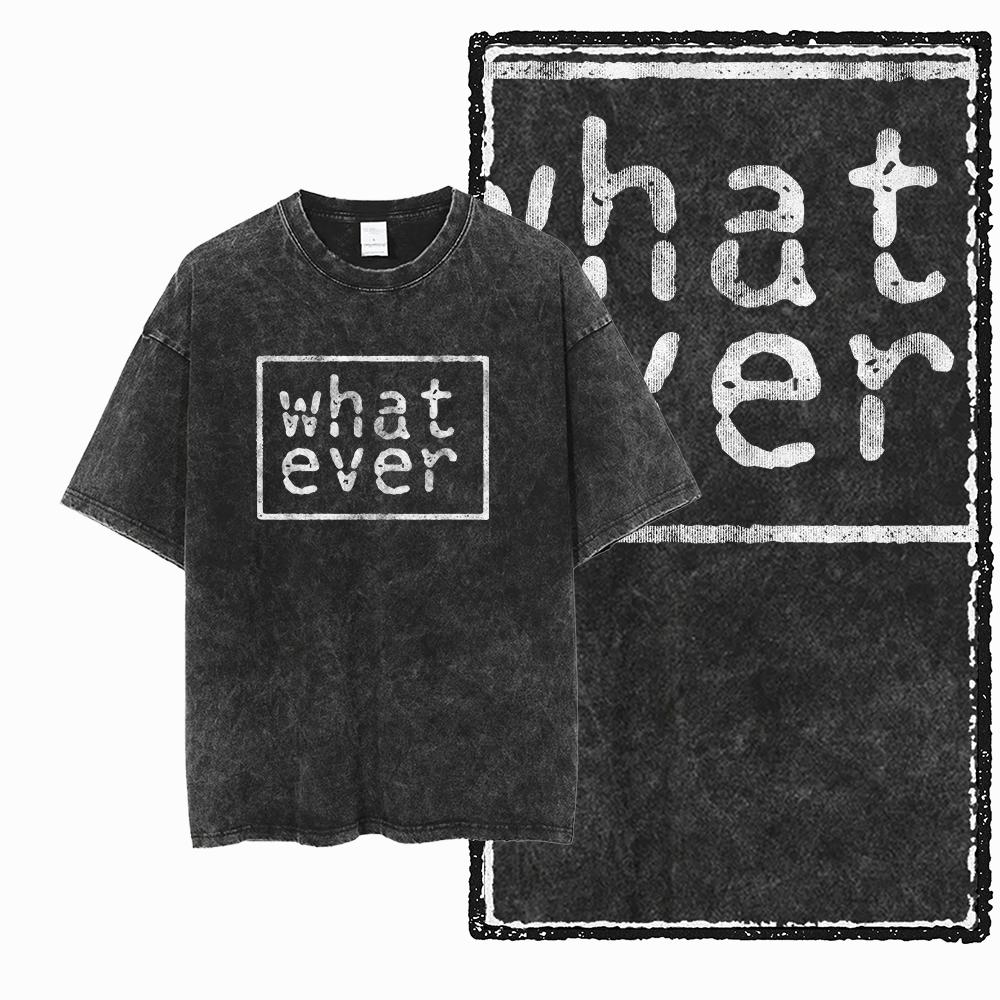 Slogan and Positive Quote Graphic Tees Vintage Washed Black Oversized Streetwear Collection for Statement S