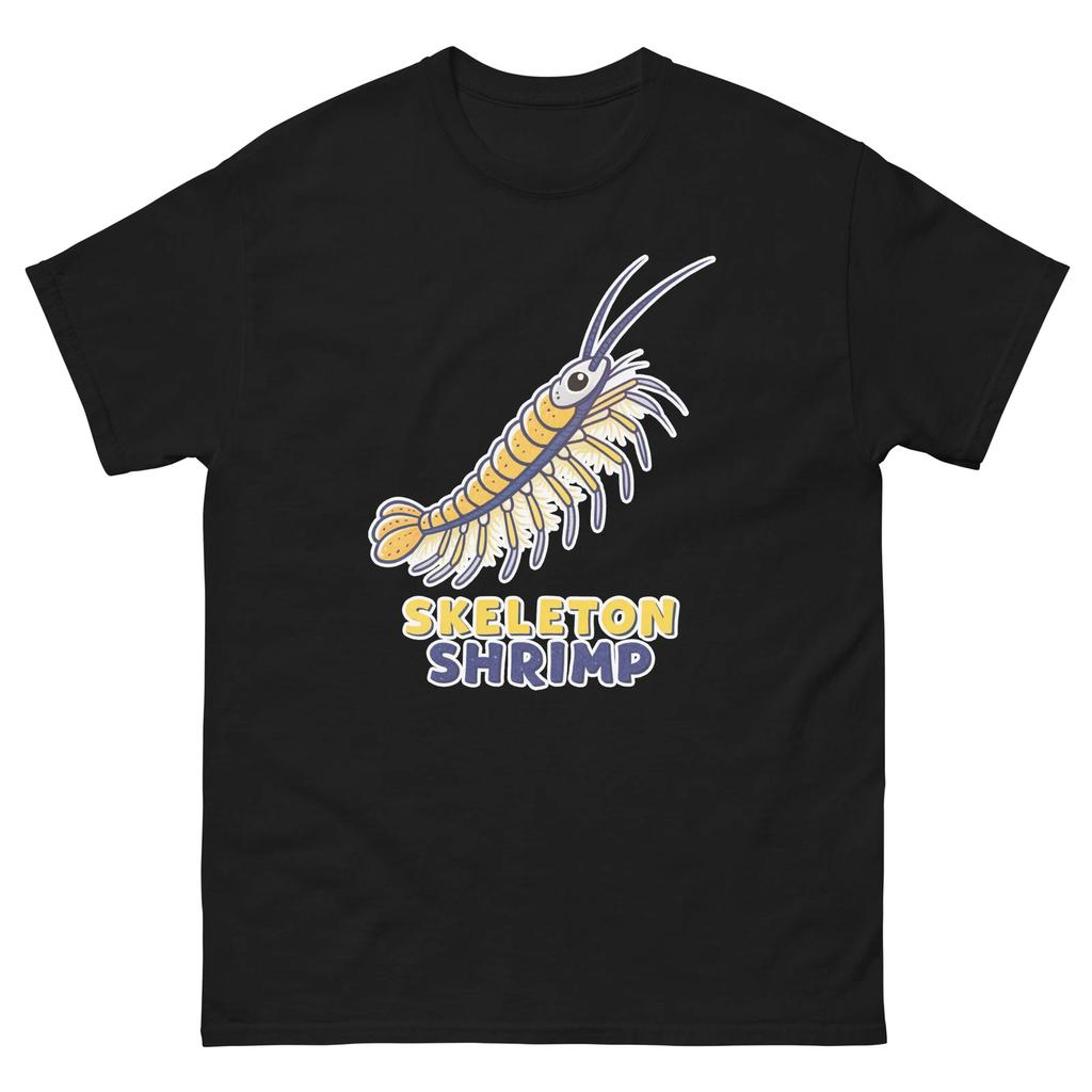Skeleton Shrimp Ocean Beach Water Marine T-Shirt