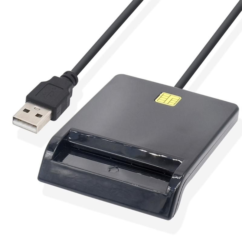 Upgrades USB Card Reader with Fast Plugs & Play Functionality Small  USB Card Reader Business Card Management Device
