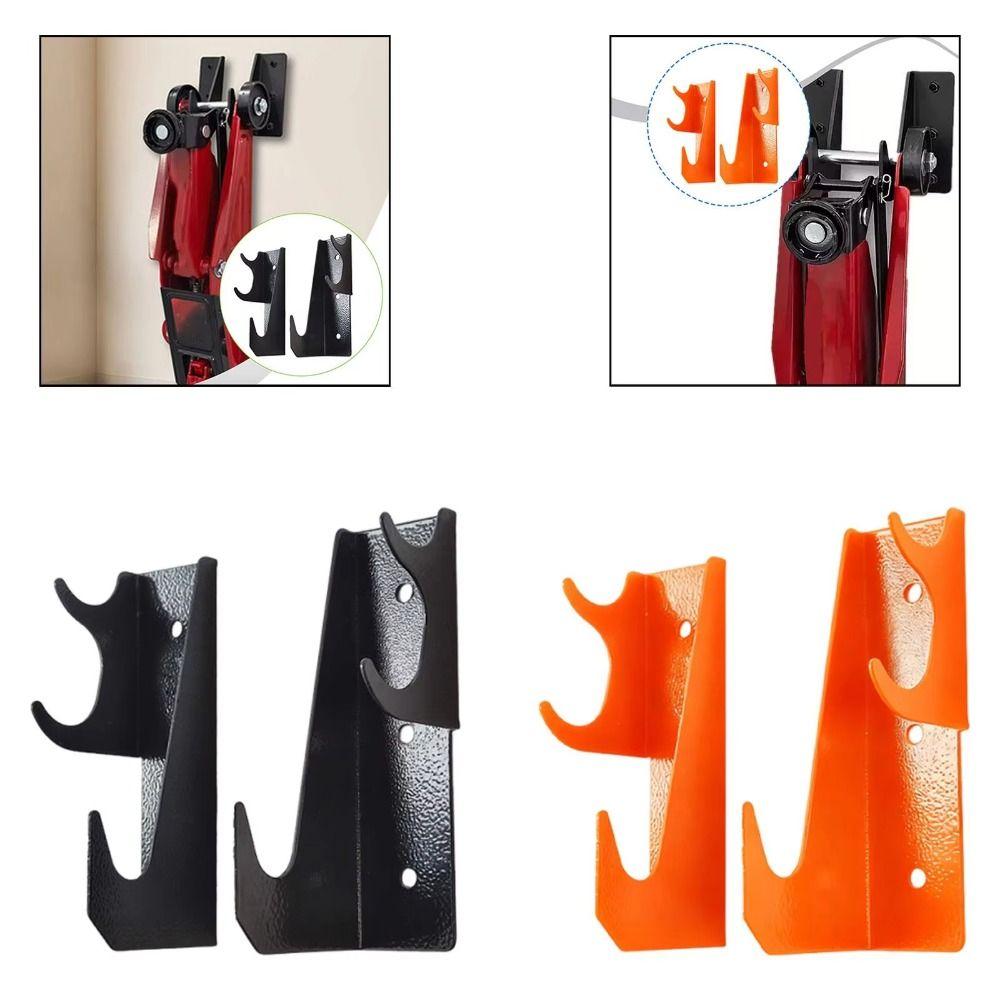 2pcs Double Hook Design Jack Storage Rack Universal Bracket Hydraulic Jack Stand  Car Truck