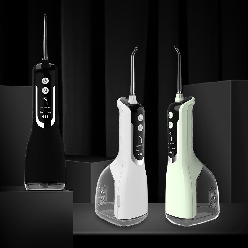 Portable Tooth Flusher, Rechargeable Electric Tooth Washer, Oral Care, Water and Dental Floss, Intelligent Display, Large-screen Tooth Cleaner.