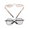 Lensless Plush Doll Eyeglasses Round Frame Doll Accessories Creative Doll Glasses  for 20cm Dolls