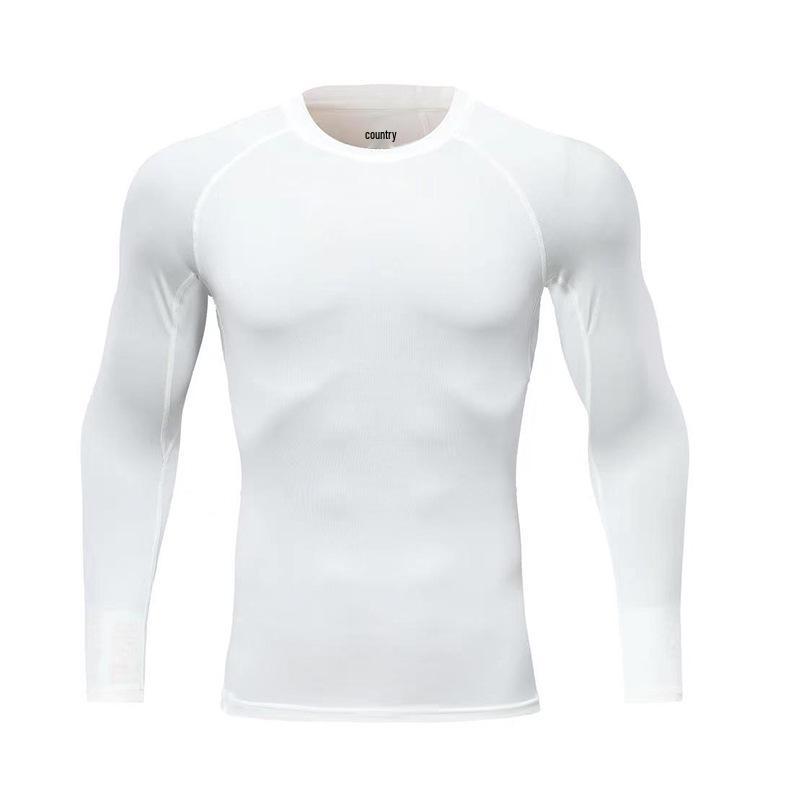 2024 Heren & Kinderen Sneldrogend Lange Mouwen Fitness Basislaag Shirt