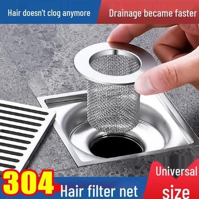 Edelstahl Badezimmer Bodenablauf Filter Kanaldeckel