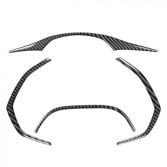 Carbon Fiber Dashboard Panel Decorative Trim For Chevrolet Corvette C7 2014-