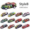 10/20Pcs Alloy Pull Back Car Kids Birthday Party Favors Goodie Pinata Fillers Mini Racing Vehicles Toy Boy Girl Christmas Gift