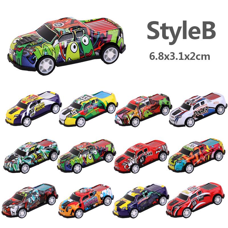 10/20Pcs Alloy Pull Back Car Kids Birthday Party Favors Goodie Pinata Fillers Mini Racing Vehicles Toy Boy Girl Christmas Gift