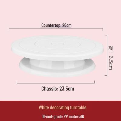 Plastic Cake Decorating Turntable