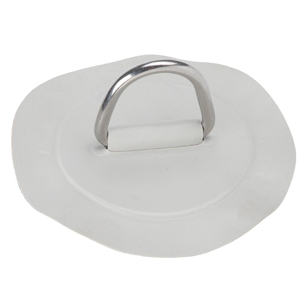 6in D Ring Pad Patch PVC Stainless Steel for Inflatable Boat Raft Kayak Canoe Surfboard