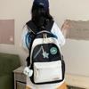 Schoolbag College Style Junior High School Students Elementary School Students Large Capacity Two-piece Set Class Backpack Cute Handheld Tuition Bag
