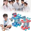 Conjunto de Brinquedo Doutor Infantil Com Caixa de Armazenamento e Estetoscópio Para Presente de Crianças