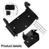 Heavy Duty Steel Wheelbarrow Hook Set with Protective Silicone Pads Black