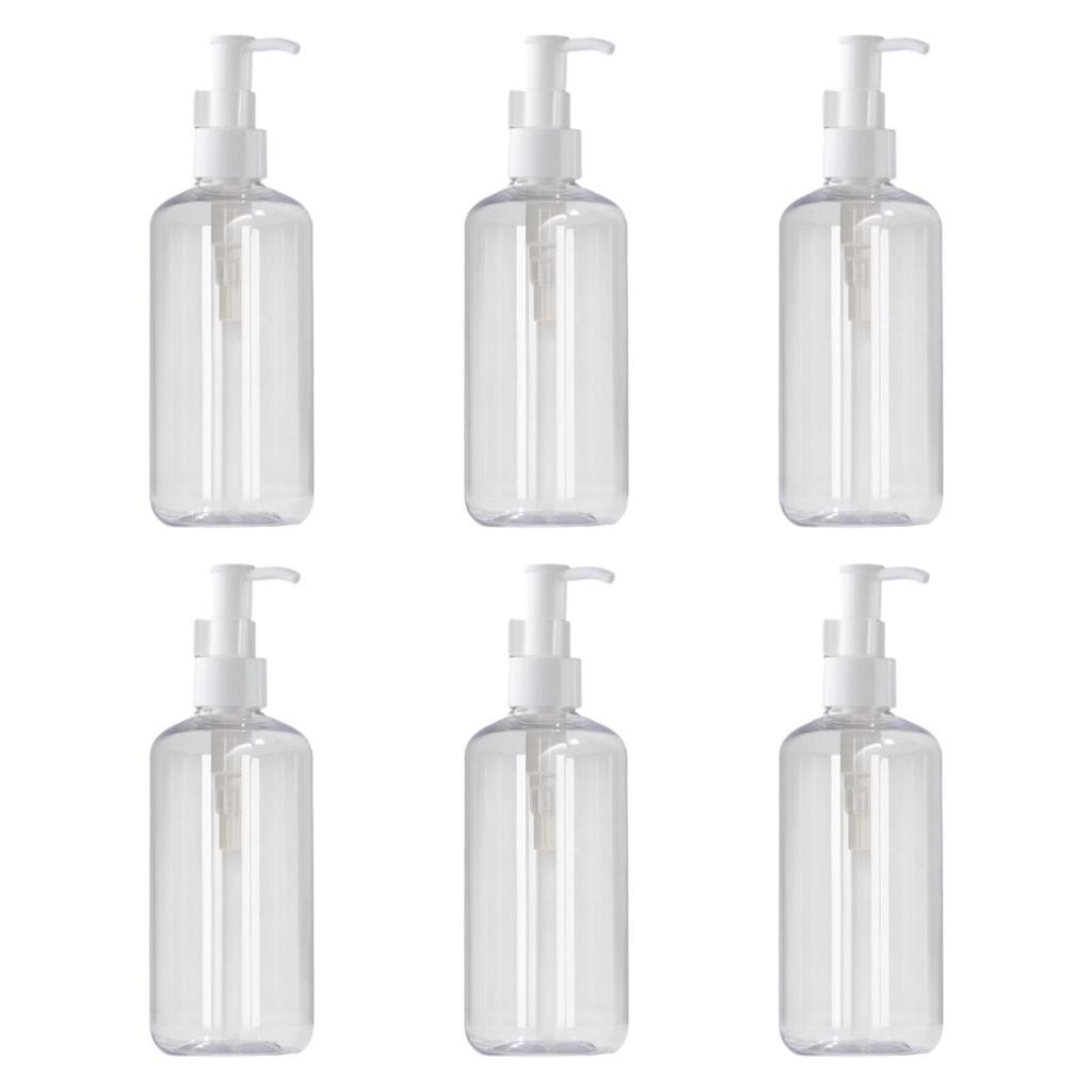 PET Soap Dispenser Bathroom Pump Bottle Refillable Lotion Container for Home Hotel Washroom