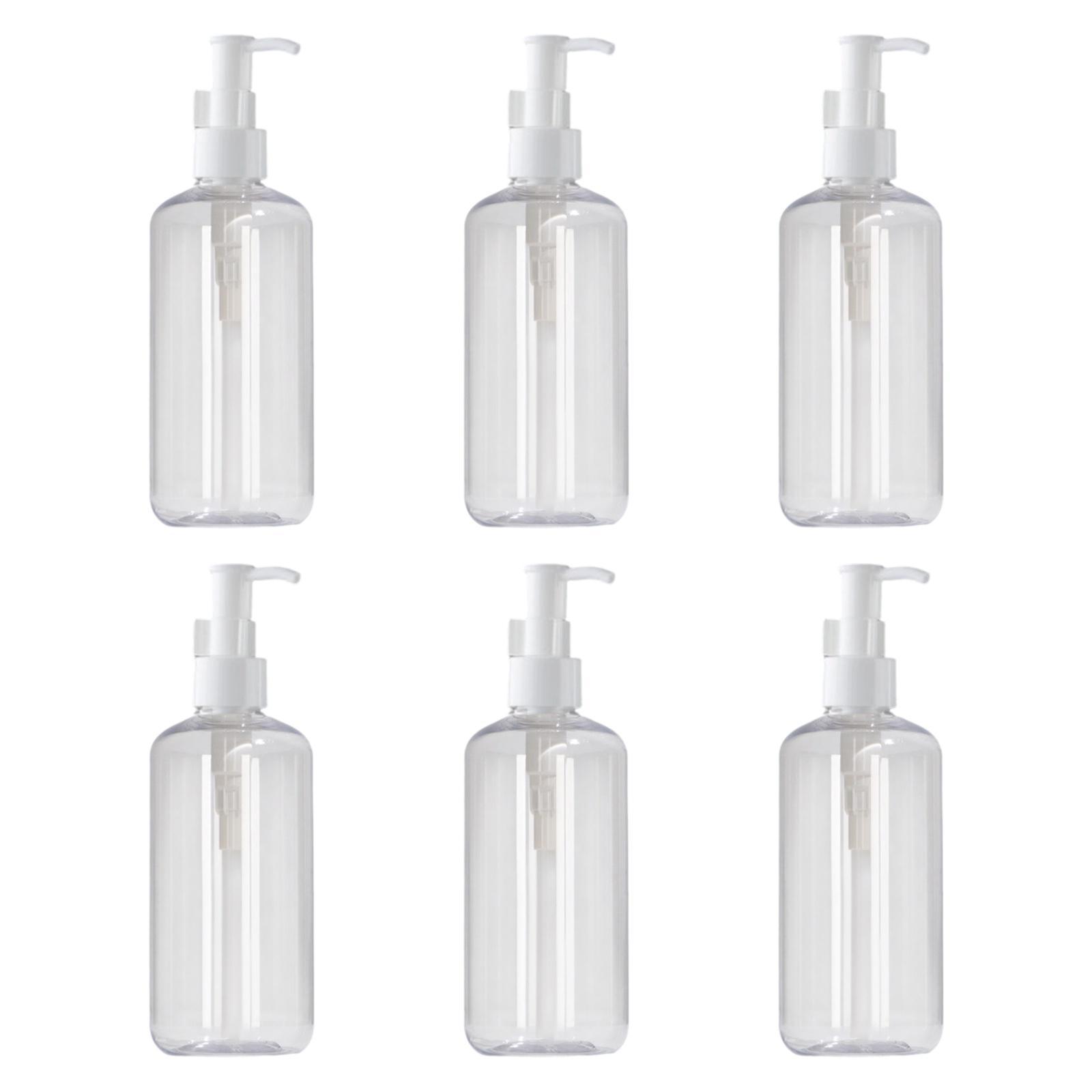 

PET Soap Dispenser Bathroom Pump Bottle Refillable Lotion Container for Home Hotel Washroom
