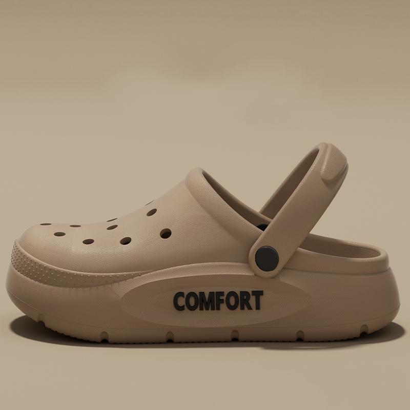 Pantofole da Donna Uomo Estive Antiscivolo Coppia Traforate Punta Chiusa Interno Esterno Casual Sandali a Fondo Spesso per Casa Adulti