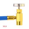 R134A Refrigerant Charging Hose with Measuring Gauge Car Refrigerant Charging Pipe Refrigerant Gas Refill for Car Automobile