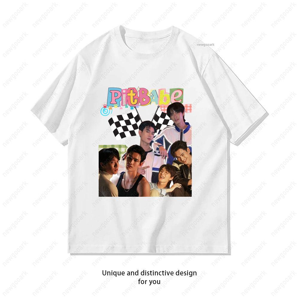 Pit Babe Tshirt PitBabeTheSeries Woman Graphic T Shirts Thai TV Series about Car Racing and Samesex Love Shortsleev Cotton Tee
