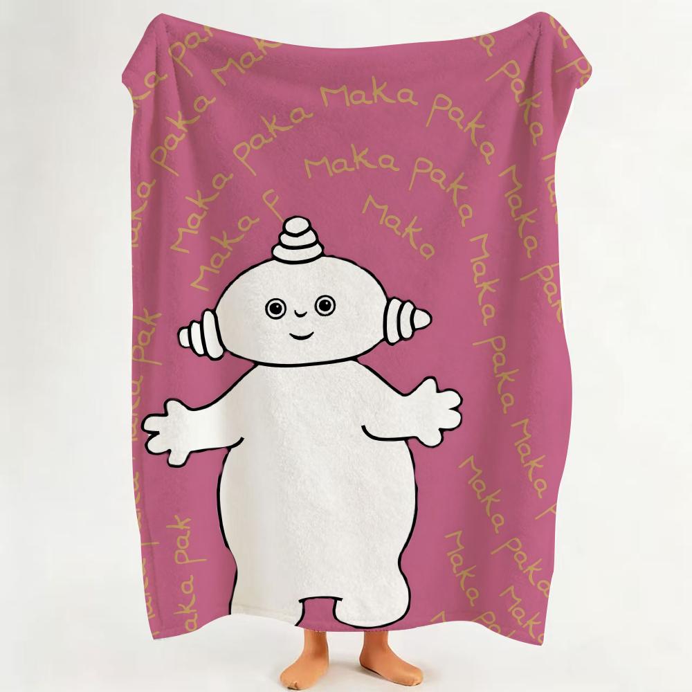 

Cartoon I In T The N Night G Garden Throw Flannel Throw Blanket Suitable for Sofa Living Room Bedroom 75cmx90cm