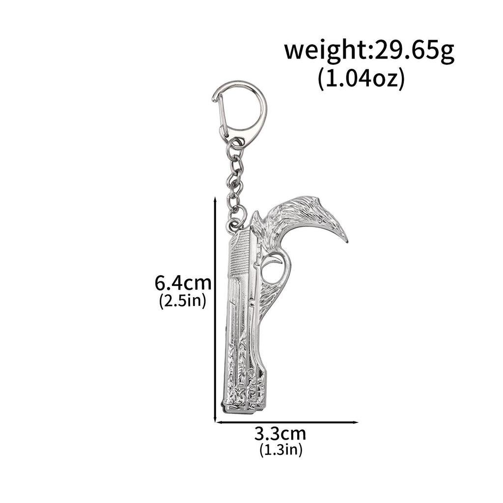 Dante's Devil May Cry Car Pendant: Rebellion Sword & Ebony Rose Pistols