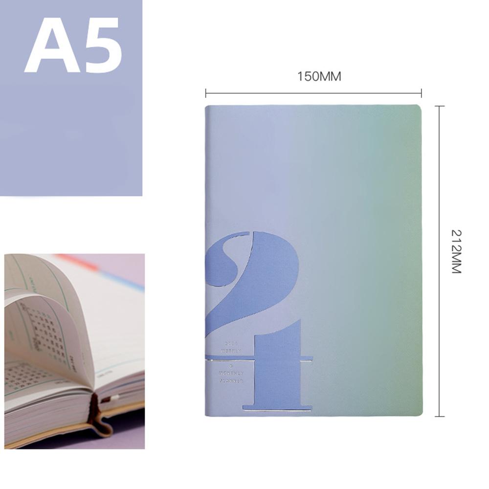 (Can Engrave Logo) New 2024 Work Planner, Student Self-disciplined Study Plan, Daily Memo, Notebook, Business Notepad, Time Management Manual