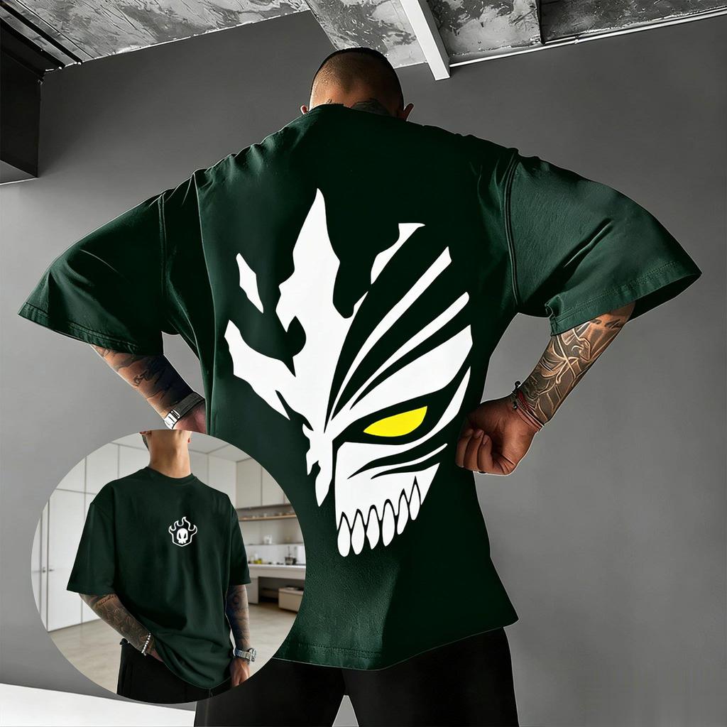 Oversized Vintage Graphic T Shirt Men Women Short Sleeve Tee Japanese Anime Print 2026 Summer Y2k Streetwear Casual Top Harajuku