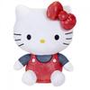 Pelúcia Hello Kitty com Roupa de Glitter 10"