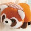 Yousheng Reversible Red Panda Plush Toy Soft Stuffed Animal for Kids Cuddling Companion Lightweight Decorative Pillow Gift for Birthday Christmas Play