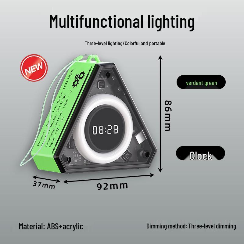 

Soft Glow Baby Bedside Lamp with Sleep Clock – Warm Night Light & Eye Protection 2.5