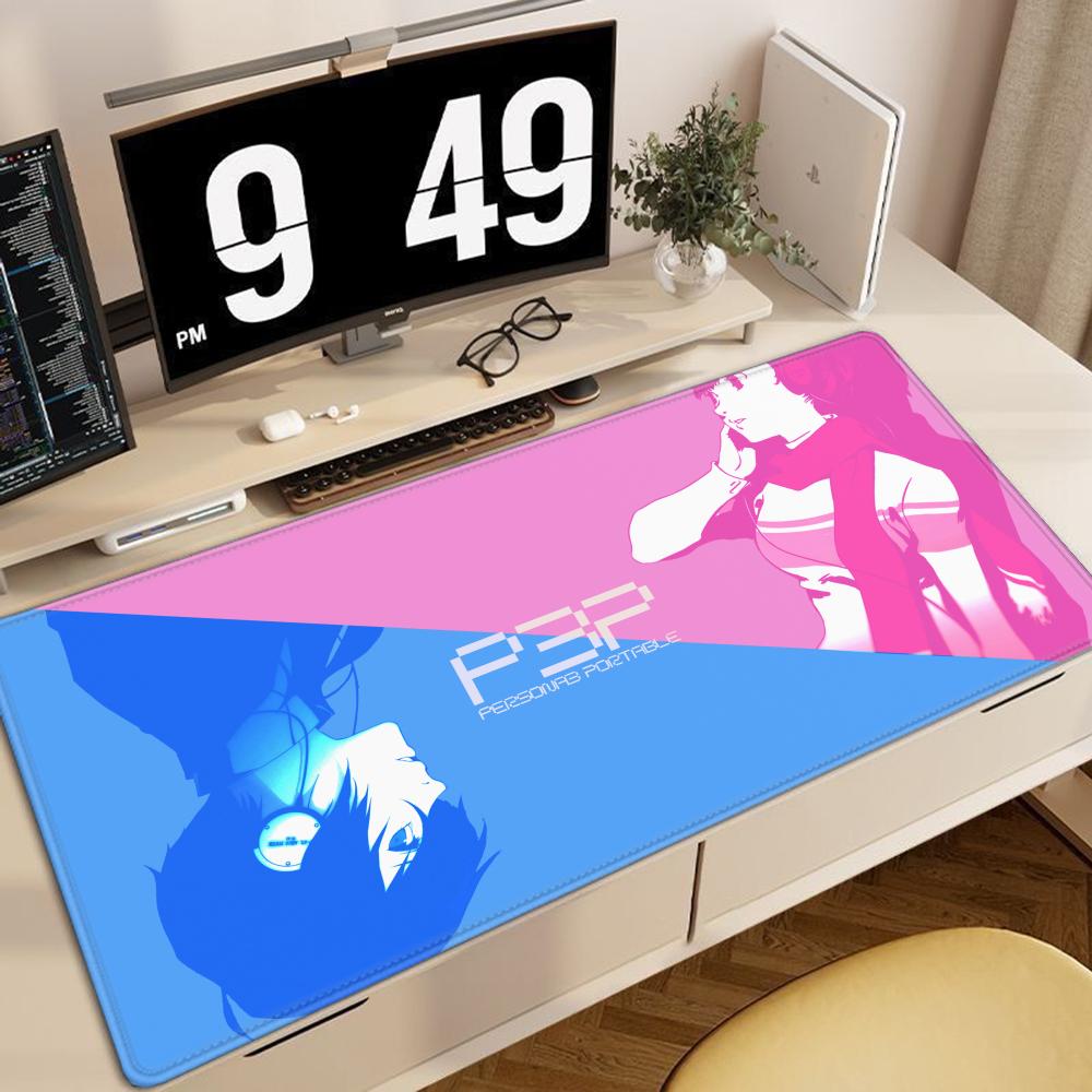 XXL Mouse Pad Anime Persona Reload Mousepad Gaming Gamer Accessories MouseMat Office Soft Table Mat HD Printing Kawaii Deskpad