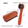 Long Handle Polishing Applicator Wooden Handle Shoe Boot Care Brush  Shoe Polishing