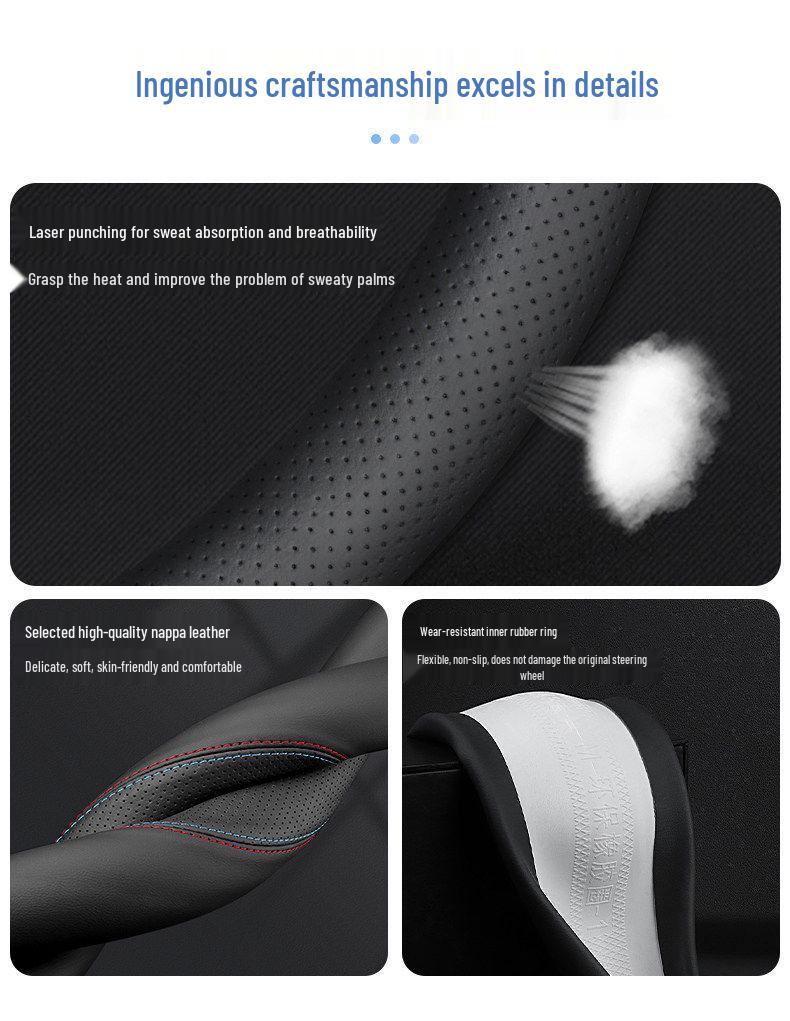 Geely Galaxy A7 Steering Wheel Cover for Starship 7, E5, Xingyao 8, and Xingyao 6