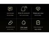 115Plus Wasserdichtes Bluetooth Smart Armband - Herzfrequenz-, Blutsauerstoff-, Blutdruckmessgerät für Erwachsene
