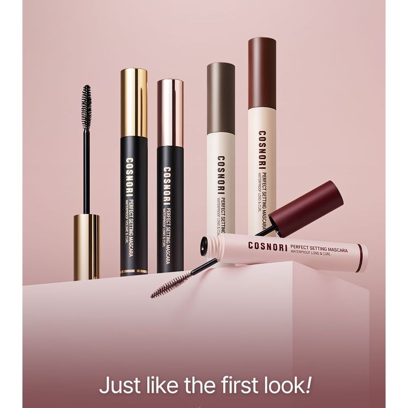 COSNORI - Perfect Setting Mascara Waterproof Long & Curl - 5 Colors