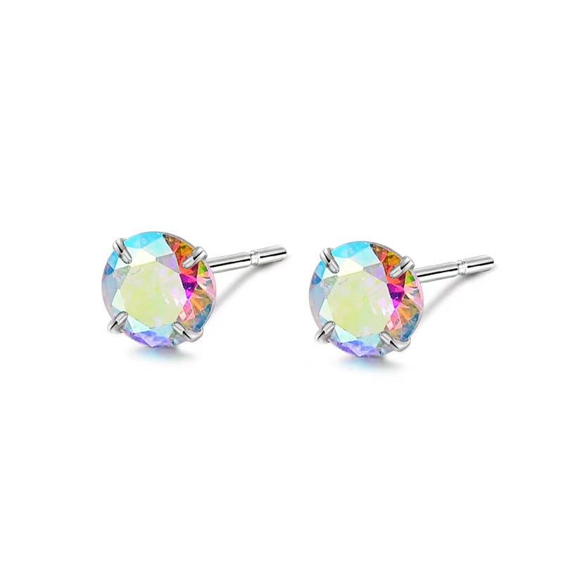 

Light Luxury Niche Design Temperament Earrings for Women, Simple and Fashionable Temperament, Light Luxury High-end Earrings 3mm