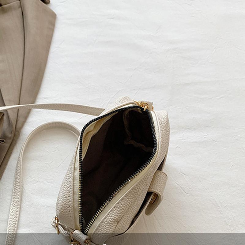 Pu Leather Compact Ladies Crossbody Bag Female Casual Shoulder Bag For Women Designers Luxury Handbag Fashion Women Bag Purse