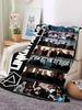 Linkin Park Rock Band Classic Soft Plush Flannel Throw Blanket for Bedroom Living Room Picnic Bed Sofa Cover