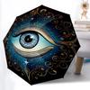 1PC Eye Ornament Automatic Open/close Umbrella with 8-Rib Structure for Women/Men, All-Season Use - Fashion Lovers Yy250919032